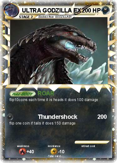Pokemon ULTRA GODZILLA EX