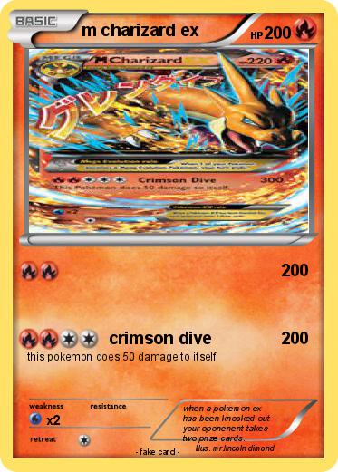 Pokemon m charizard ex