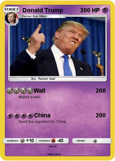 Pokemon Donald Trump