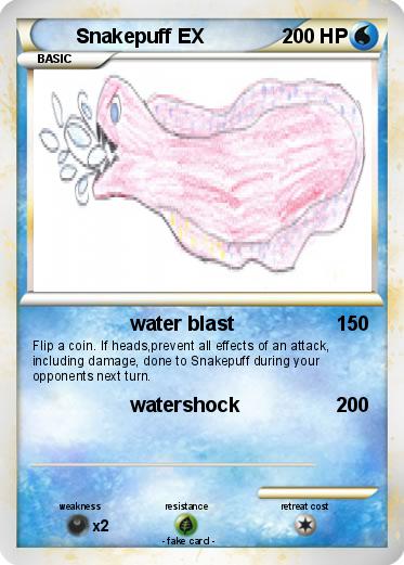 Pokemon Snakepuff EX