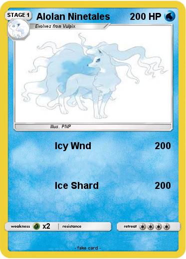 Pokemon Alolan Ninetales