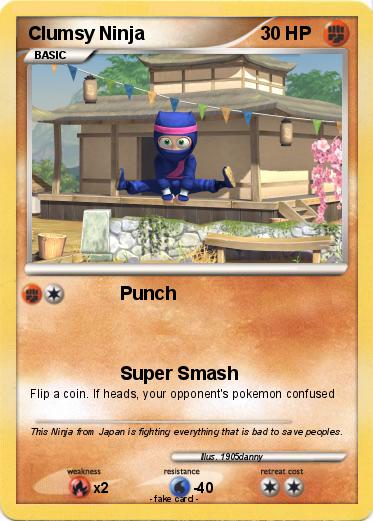 Pokemon Clumsy Ninja