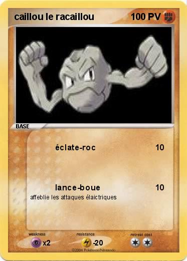 Pokemon caillou le racaillou
