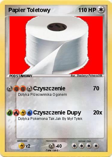Pokemon Papier Toletowy
