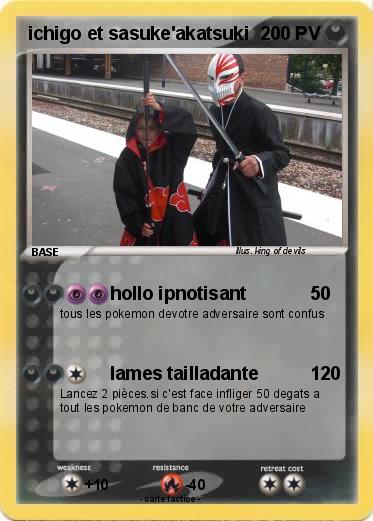 Pokemon ichigo et sasuke'akatsuki