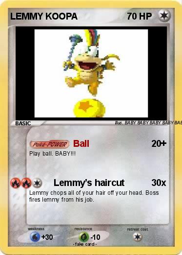 Pokemon LEMMY KOOPA