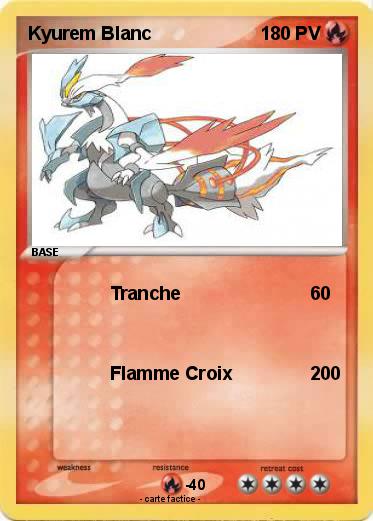Pokemon Kyurem Blanc