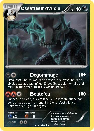 Pokemon Ossatueur d'Alola