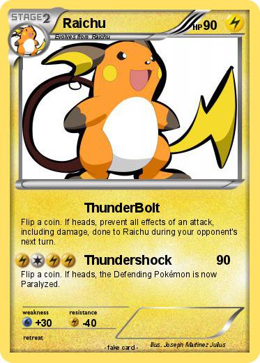 Pokemon Raichu