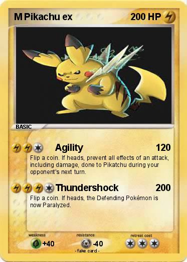 Pokemon M Pikachu ex