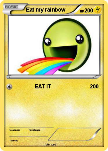 Pokemon Eat my rainbow