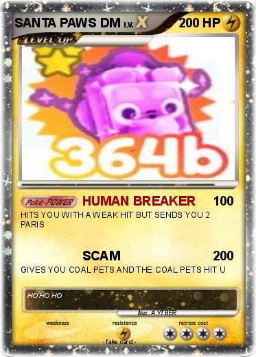 Pokemon SANTA PAWS DM