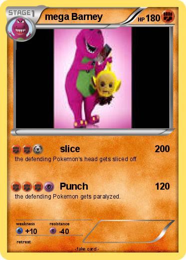 Pokemon mega Barney