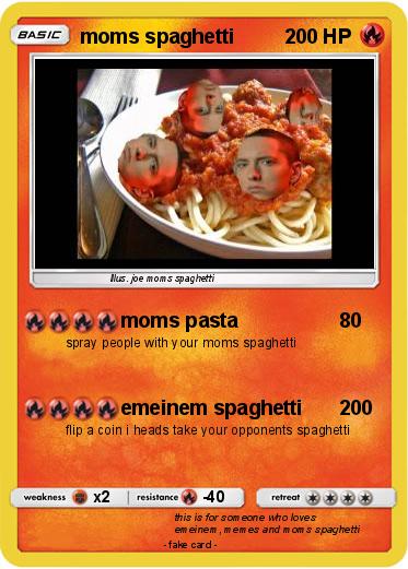 Pokemon moms spaghetti
