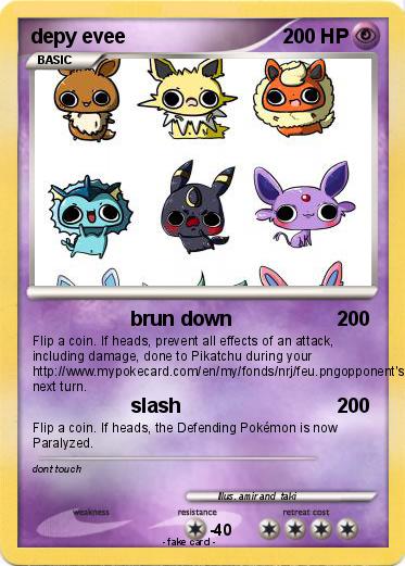 Pokemon depy evee