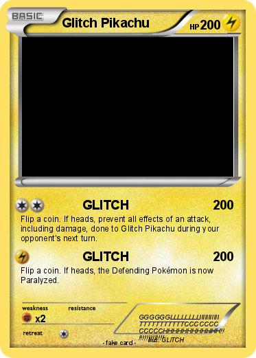 Pokemon Glitch Pikachu