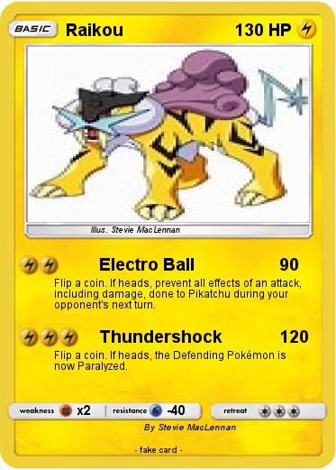 Pokemon Raikou