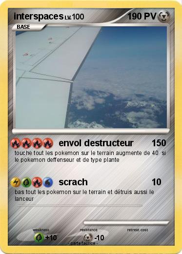 Pokemon interspaces