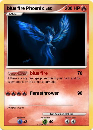 Pokemon blue fire Phoenix