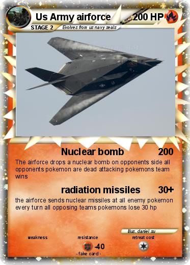 Pokemon Us Army airforce