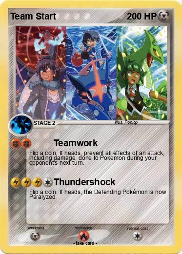 Pokemon Team Start