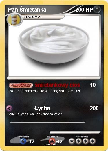 Pokemon Pan Śmietanka