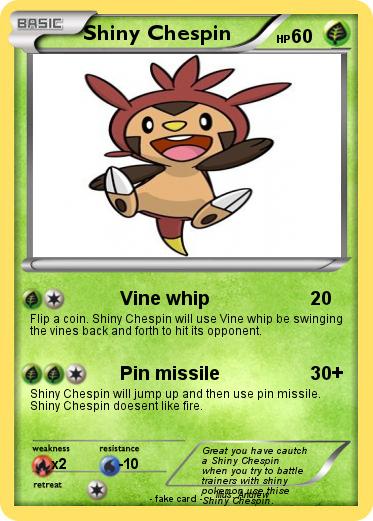 Pokemon Shiny Chespin