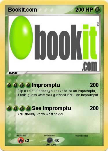 Pokemon BookIt.com