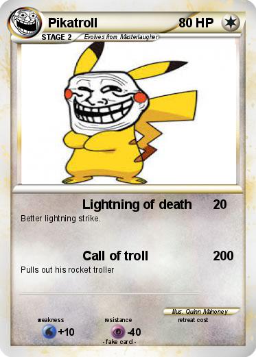 Pokemon Pikatroll