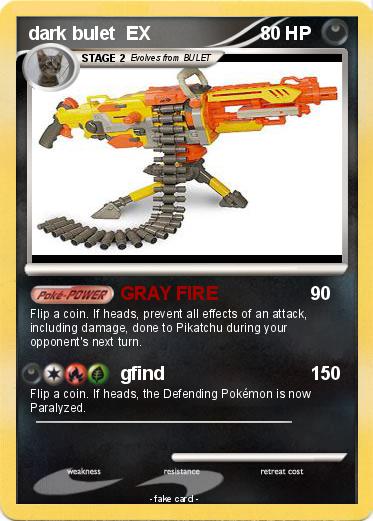 Pokemon dark bulet  EX