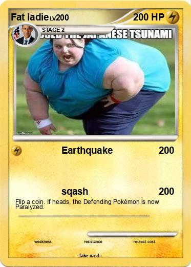 Pokemon Fat ladie