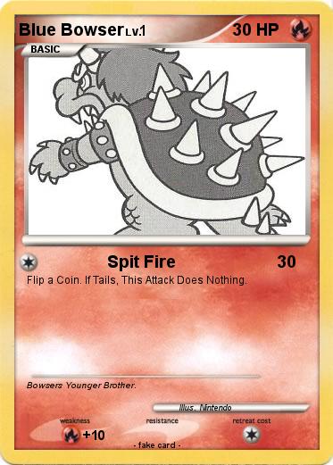 Pokemon Blue Bowser