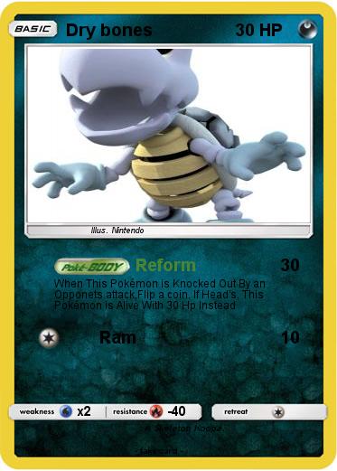 Pokemon Dry bones