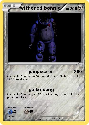 Pokemon withered bonnie
