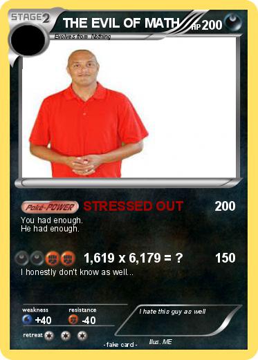 Pokemon THE EVIL OF MATH