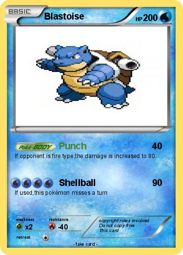 Pokemon Blastoise