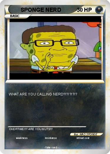 Pokemon SPONGE NERD