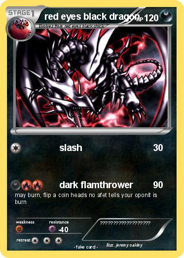 Pokemon red eyes black dragon