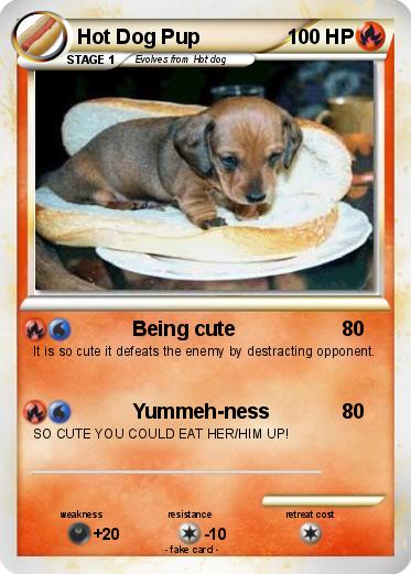 Pokemon Hot Dog Pup