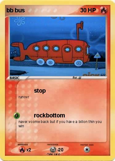 Pokemon bb bus