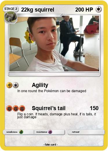 Pokemon 22kg squirrel