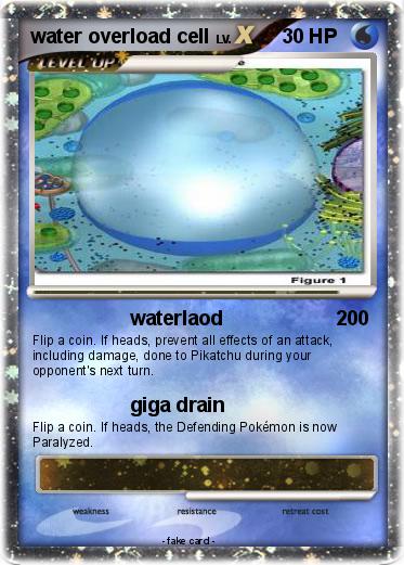 Pokemon water overload cell