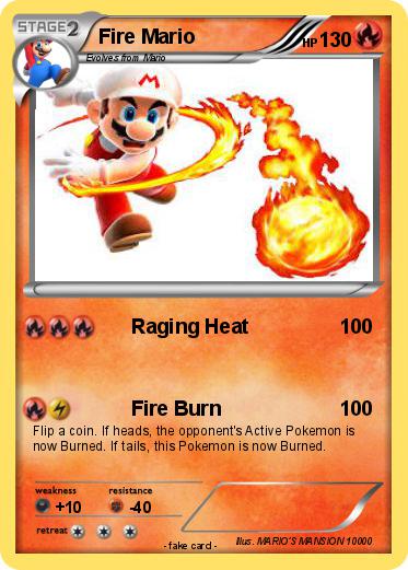 Pokemon Fire Mario