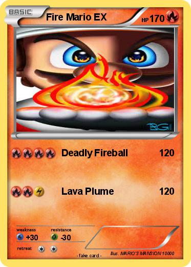 Pokemon Fire Mario EX