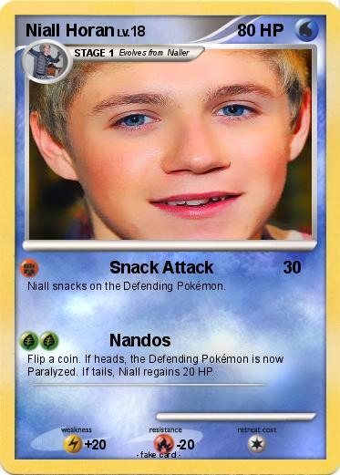 Pokemon Niall Horan