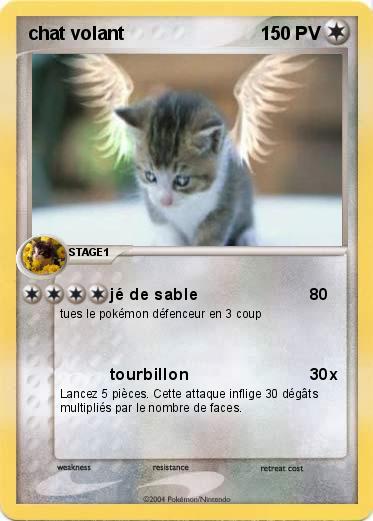 Pokemon chat volant 