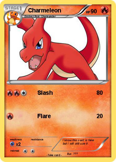 Pokémon Charmeleon 740 740 - Slash - My Pokemon Card