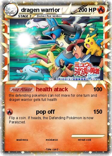 Pokemon dragen warrior