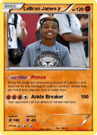 Pokemon LeBron James jr