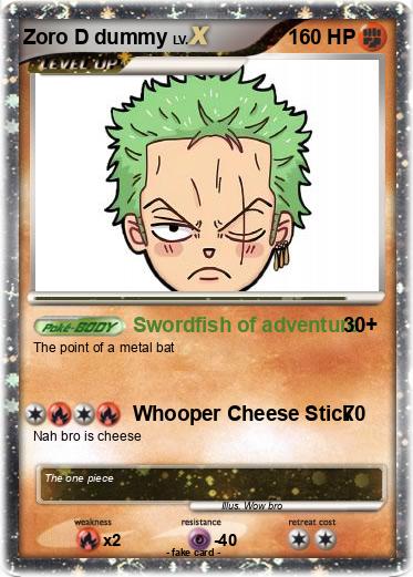 Pokemon Zoro D dummy